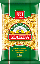 Макаронные изделия Петушиные гребешки Makfa 400 гр.