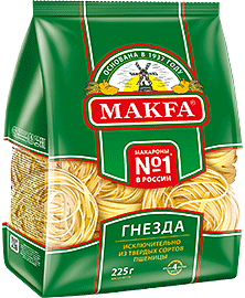 Макаронные изделия Гнезда тальятелле Makfa 450 гр.