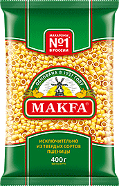 Макаронные изделия Кольца Makfa 400 гр.
