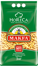 Макаронные изделия Перья  Makfa 3 кг.