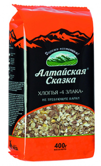 Хлопья 4 злака Алтайская Сказка 400 гр.