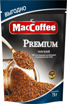 Кофе растворимый  Premium MacCoffee 75 гр.