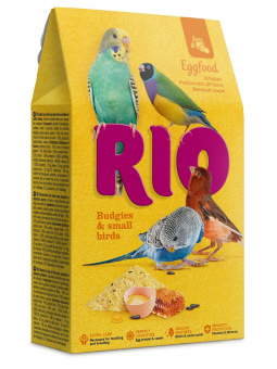 Корм яичный для волнистых попугайчиков и других мелких птиц RIO 250 гр.