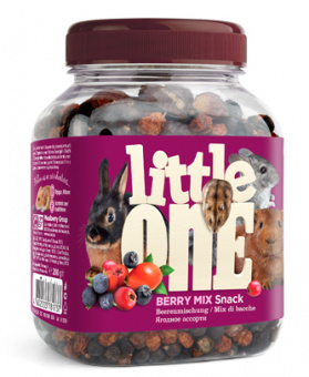 Лакомство для грызунов Ягодное ассорти Little One 200 гр.